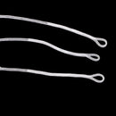 lot 3pcs Polyester Braided Fly Fishing Line Leader Loop Connectors 30 lb