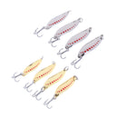 Fishing Lure Metal VIB Hard Baits Treble Hooks for Bass Trout Fishing Spoons