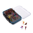 64Pc Fly Fishing Lure Hooks Fishing Flies Fly Tackle Box Lure Hook