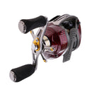 Baitcasting Reel 17+1 Stainless Steel Ball Bearings Dual Brakes Fishing Reel for Bass, Crappies, Perch, Trout, Walleyes