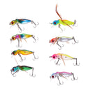 8pcs Cicada Insect Fishing Lures Baits CrankBait Bass Tackle Hooks