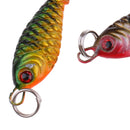 4pcs Fishing Lures Lead Fish Metal Jigging Wobbler Bass Crankbaits 2.5cm