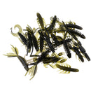 20pcs Fishing Lures Shrimp Fishing Bait Maggot Bionic Lure Salt/freshwater