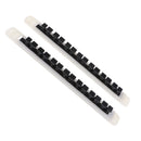 2x VERTICAL 7-ROD STORAGE ROD RACK - Rubber Fishing Rod Holder Wall Mounted