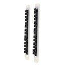 2x VERTICAL 7-ROD STORAGE ROD RACK - Rubber Fishing Rod Holder Wall Mounted