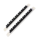 2x VERTICAL 7-ROD STORAGE ROD RACK - Rubber Fishing Rod Holder Wall Mounted