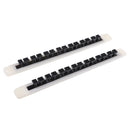 2x VERTICAL 7-ROD STORAGE ROD RACK - Rubber Fishing Rod Holder Wall Mounted