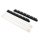 2x VERTICAL 7-ROD STORAGE ROD RACK - Rubber Fishing Rod Holder Wall Mounted