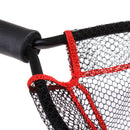 Aluminum Alloy Fishing Landing Nets Nylon Mesh Fly Fishing Catch and Release Net with Fixed Plastic Handle