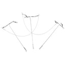Stainless Steel T Shape Coated Pike Perch Catfish Coarse Fishing Soft Lure