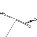 Stainless Steel T Shape Coated Pike Perch Catfish Coarse Fishing Soft Lure