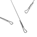 Stainless Steel T Shape Coated Pike Perch Catfish Coarse Fishing Soft Lure