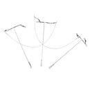 Stainless Steel T Shape Coated Pike Perch Catfish Coarse Fishing Soft Lure
