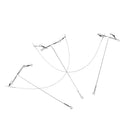 Stainless Steel T Shape Coated Pike Perch Catfish Coarse Fishing Soft Lure