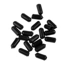 20pcs Rubber Buffer Beads Knot Protector for Carp Fishing Hair Rig Making