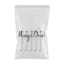 5Pcs Lead Head Jigs Soft Fishing Lures Bait with Single Hook Sinking Swimbaits for Saltwater and Freshwater