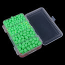 1000pcs PVC NIght Glow Fishing Beads 8 Size Mixed For Sea Fishing Rigs w/Box