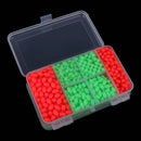 1000pcs PVC NIght Glow Fishing Beads 8 Size Mixed For Sea Fishing Rigs w/Box