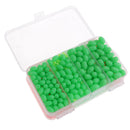 1000pcs PVC NIght Glow Fishing Beads 8 Size Mixed For Sea Fishing Rigs w/Box