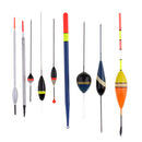 Assorted Sizes Lot Fishing Lure Floats Bobbers Slip Drift Tube 9pcs
