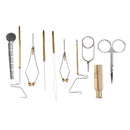 Fly Tying Tools and Fly Tying Materials Set, Fly Tying Vise and Accessories, Pliers/Bobbin Holder/Bodkin