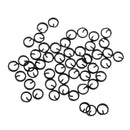 50pcs Copper Double Loops Fishing Split Rings Kit Fishing Lures Tackle Set