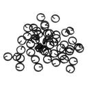 50pcs Copper Double Loops Fishing Split Rings Kit Fishing Lures Tackle Set