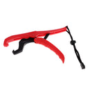 1 Piece Floating Fishing Lip Grip Fishing Pliers Red Lightweight ABS Plastic Tackle 25x13x2 cm/9.8x5.1x0.8 inch