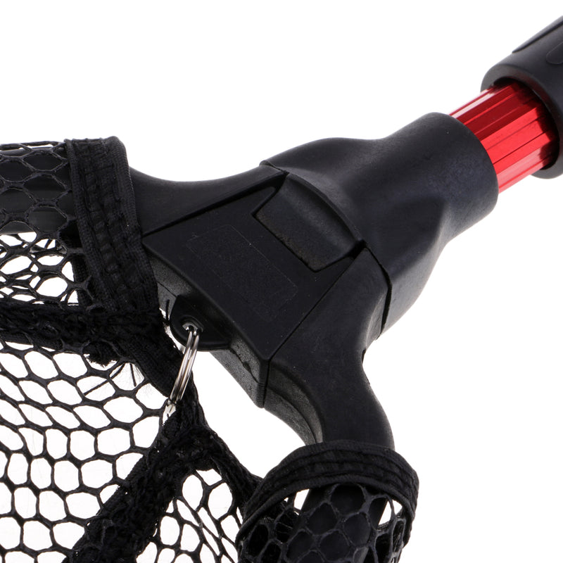 1 Piece Trilateral Brail Fishing Landing Net Telescopic Foldable Fishing Net Tackle Extended Length 98 cm/38.6 inch