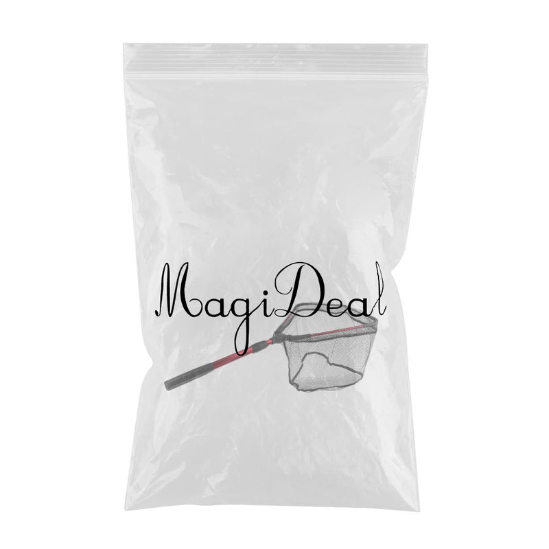 1 Piece Trilateral Brail Fishing Landing Net Telescopic Foldable Fishing Net Tackle Extended Length 98 cm/38.6 inch