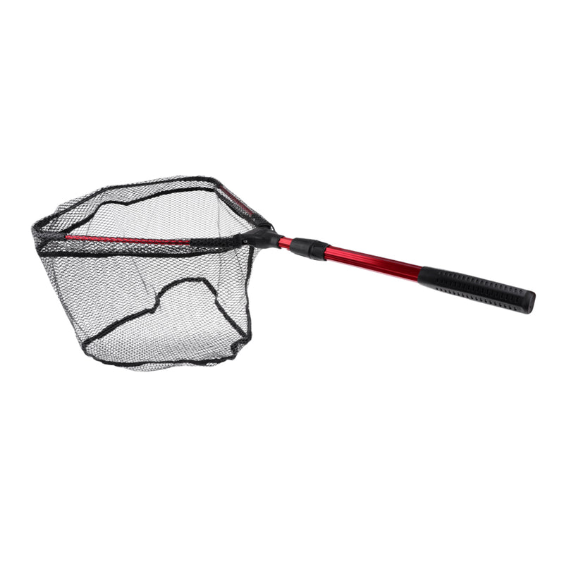 1 Piece Trilateral Brail Fishing Landing Net Telescopic Foldable Fishing Net Tackle Extended Length 98 cm/38.6 inch