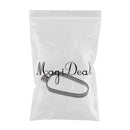 Fly Tying Hackle Plier with Duplex Rubber Jaw Stainless Steel Fly Tying Tool
