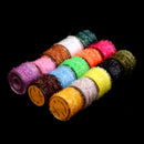 15 Rolls Fly Fishing Tinsel Chenille Crystal Flash Line Fly Tying Materials Nymph Streamers Lure Making