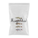 5pcs Fishing Lure 4 Segements Lifelike Swimbait Multi-jointed Wobblers Crankbaits Hard Baits Artificial Lures with Treble Hook