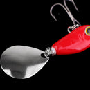 5 Pieces Metal Fishing Lures Baits Fishing Spinnerbaits Swimbaits with Hooks