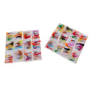 98 Pieces Fly Fishing Flies Fishing Baits Metal Lures Hand-made Bright Color Assortment