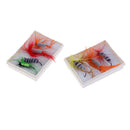 98 Pieces Fly Fishing Flies Fishing Baits Metal Lures Hand-made Bright Color Assortment