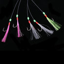 Luminous Sabiki Fishing Rigs Fishing Flasher Lures Baits High Carbon Hooks