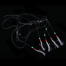 Flashers Mackerel Feather Hockeye Sea Lure Sea Hokki Rigs 5 Hooks