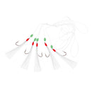 Flashers Mackerel Feather Hockeye Sea Lure Sea Hokki Rigs 5 Hooks