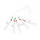Flashers Mackerel Feather Hockeye Sea Lure Sea Hokki Rigs 5 Hooks