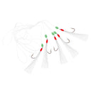 Flashers Mackerel Feather Hockeye Sea Lure Sea Hokki Rigs 5 Hooks
