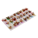 48pcs Assortment Of Trout Flies For Fly Fishing Wet Dry Nymph Buzzers