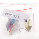 4 Pieces Fishing Spoon Lures Metal Hard Baits Artficial Lures Brilliant color strong fish attracting