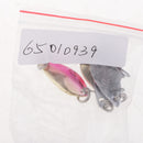 4x Spinner Spoon Fishing Lure Hard Metal Jig Head Wobblers Lure Popper Baits