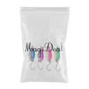 4x Spinner Spoon Fishing Lure Hard Metal Jig Head Wobblers Lure Popper Baits