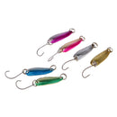 Fishing Lures Metal Spoon Spinner Bait for Trout Bass Salmon w//Hook 2.5g