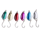 6Pcs 3g Fishing Sequins Lures Baits Set Spinner Spoon Hard Paillette Baits