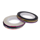 14pcs Glittering Tape Line Larve Midge Body Head Streamer Fly Tying Materials