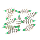 10pcs Spring Feeders Baits Thrower Inline Fishing Feeder Carp Fishing Tackle